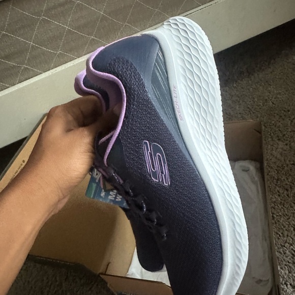 Skechers Purple and Lavender Sneakers - Picture 2 of 5